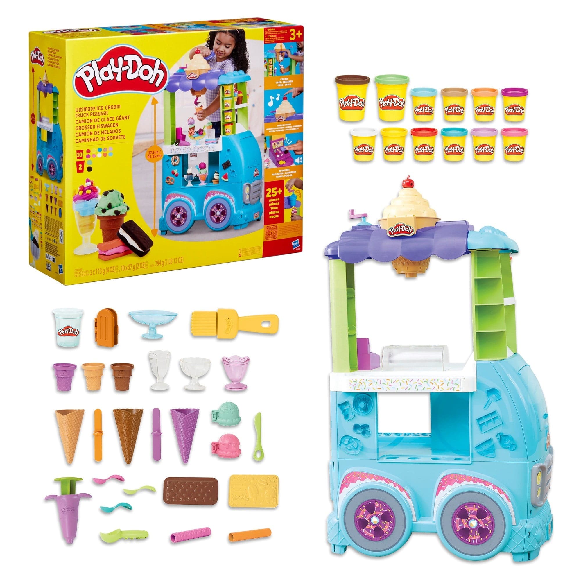 Play-Doh Kitchen Creations Ultimate Ice Cream Truck Playset